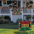 thumbnail image 2 of Beistle 2 Piece 4.5" x 12' Tissue Paper Garlands, Black History Month Decorations, African American Heritage Party Dcor, 2 of 4