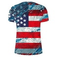 thumbnail image 4 of cllios Independence Day Shirts for Men Big and Tall 4th of July Patriotic Shirt American Flag Short Sleeve Graphic Tees Summer Round Neck Workout Tops, 4 of 5