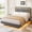 FULL Grey, variant on Ataucjin Floating Bed Frame Full Size - Smart LED Lights, Diamond Tufted Headboard, Wood Slat Support, No Box Spring Needed, Quiet & Easy Assembly