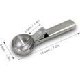 thumbnail image 4 of Cuchara para helado de acero inoxidable macizo, 2 paquetes de cuchara para helado de acero inoxidable con gatillo fácil, cuchara para frutas, cuchara para melón de agua, 4 of 5