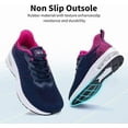 thumbnail image 6 of GOOBON Wide Toe Box Shoes Women Arch Support Walking Shoes for Plantar Fasciitis Wide Width Orthotic Tennis Sneakers, 6 of 7