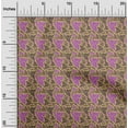 thumbnail image 2 of oneOone Cotton Poplin Twill Light Pink Fabric Tropical Leaf Craft Projects Decor Fabric Printed By The Yard 56 Inch Wide, 2 of 4