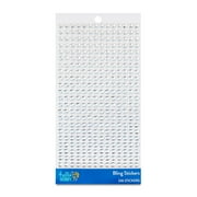 Hello Hobby Clear Gem Bling Stickers, Gem Icons, 336 Count