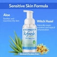 thumbnail image 4 of Refresh Liquid Wipe Free Toilet Paper Foam; Sensitive Skin Formula, Witch Hazel and Aloe, Light Natural Scent, 2 Count, 4 of 10