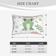 thumbnail image 4 of Hirioo Frog and Mushrooms for Plush Pillow Cover for Bedroom and Living Room ,Elegant, Comfortable Home Decor-20"x30", 4 of 6