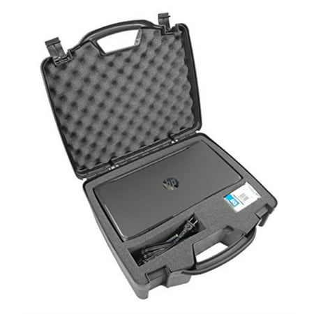 Casematix Portable Printer Carry Case Designed for HP Officejet 200 Wireless Mobile Printer , HP 62 Ink Cartridge and Cables - Also fits Older HP Officejet 150 and