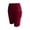 Wine, variant on Likimi Yoga Shorts For Women High Waist Workout Solid Color Stretchable Shorts With Pockets Grey Size 2Xl