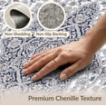 thumbnail image 6 of ODIKA 8'x10' Washable Area Rug Non-Slip Chair-Friendly Mat Ornamental Border Distressed Scroll Boho Center Bordered Vintage Flowing Dynamic for Dining Room, Large Office, Lounge, 6 of 7