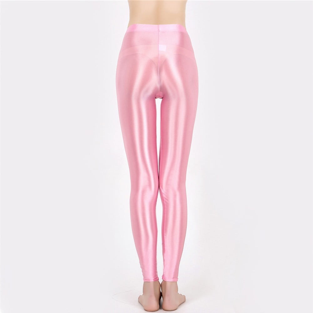 Women's Shiny Sequin Leggings Casual Sequin Glitter Bling Yoga Pants Slim  Leg Leggings For Holiday Outfits Hot Pink One Size - Walmart.com
