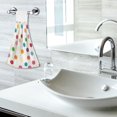 thumbnail image 5 of Yayeee Kitchen Hanging Hand Towels Set of 2 with Loop Bathroom Absorbent Tie Towel, Polka Dot, 5 of 7
