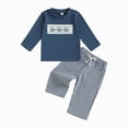 thumbnail image 4 of UAYOTSE Baby Toddler Boy 9M 12M 18M 3T Playwear 2 Piece Soft Clothes and Pants Fall Winter Outfit Set Cute Clothes for Little Boys Playwear,Sizes 2-3 Years, 4 of 6