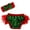 Red + Green, variant on LYMAYTER Baby Girls Sparkle Sequin Diaper Covers Toddler Mesh Skirt Shorts Comfortable Party Outfit 0-24M