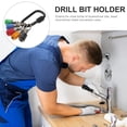 thumbnail image 6 of 5 Sets  Bit Holder Extension Bar Portable 1/4 Inch Bit Holder Keychain Drill Bit Holder, 6 of 6