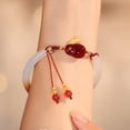 thumbnail image 3 of 14K Gold Jade Bangle, Agate Rabbit Bangle, Mother's Day, Birthday Gift for Mother, Wife, Girlfriend, 3 of 5