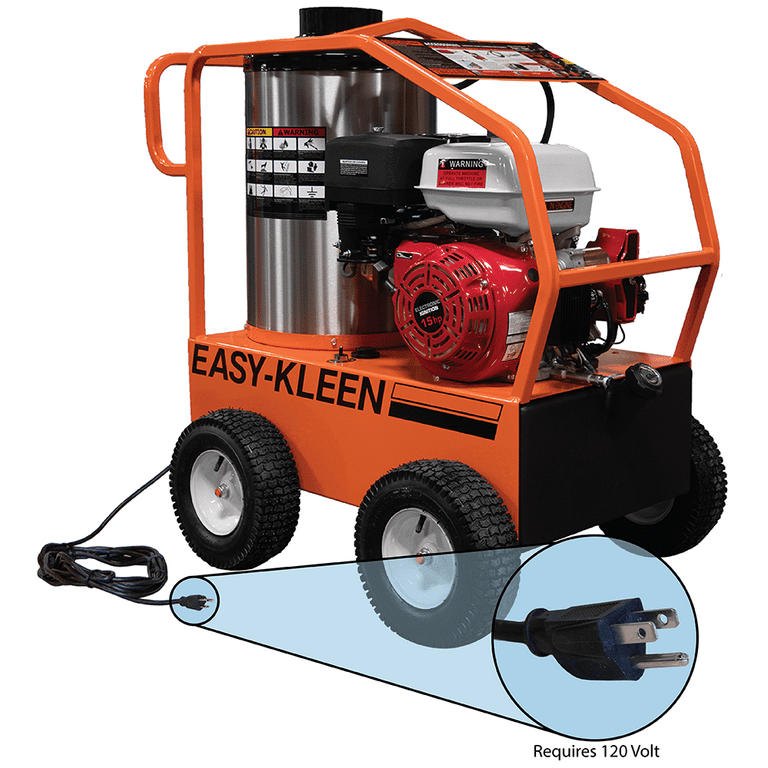 Portable Hot Pressure Washer Electric Powered & Fuel Oil Heated