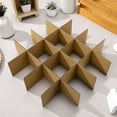thumbnail image 4 of 18Pcs Glass Dividers For Moving Boxes Cardboard Moving Box Dividers Dish Packing Moving Boxes Corrugate Dividers Fits In Box For Packing Shipping Khaki, 4 of 9