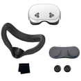 thumbnail image 5 of SUNHUFA Silicone VR Face Cover with Len Cover & Joystick Cover for Meta Quest 3S(Black), 5 of 9