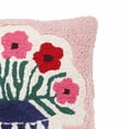 thumbnail image 4 of Blossom Tufted Cotton 20" Square Accent Pillow, 4 of 4