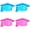 Sky Blue*2+Pink*2, variant on 2Pcs Blue and Pink Graduation Cap Decorations Resin Keychain Bachelor Cap Silicone Mould Doctorial Hat Pendant DIY Crafts