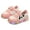 Pink, variant on Light up Fashion Sneakers for Toddler Kids Boys Girls Cute Panda Flashing Walking Tennis Flats Shoes