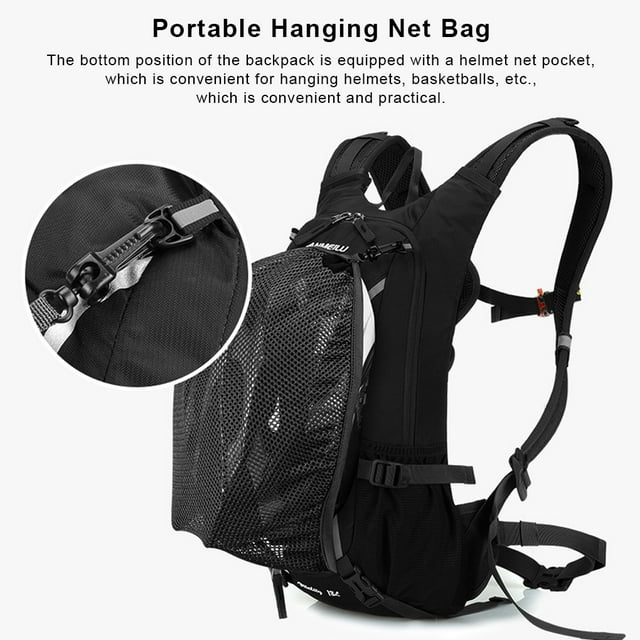Langgg Backpack Waterproof Bike Cycling Bag Climb Hiking Camping Backpacks Packing Multi-function Unisex Travel Outdoors Yellow Blue