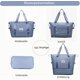 thumbnail image 4 of Bolsa de gimnasio para mujer, bolsa de viaje plegable de gran capacidad, tela Oxford, diseño impermeable para deportes al aire libre, viajes, yoga, 4 of 5