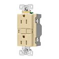 thumbnail image 2 of Cooper Wiring TRSGF15V Duplex Arrow Hart GFCI Receptacles- Ivory, 2 of 2