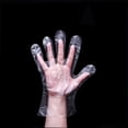 thumbnail image 5 of 100pcs Disposable Gloves - Thickened Oil-Proof, Food Grade Transparent PE Gloves for Beauty, Hairdressing, Kitchen & Household Sanitation, 5 of 6