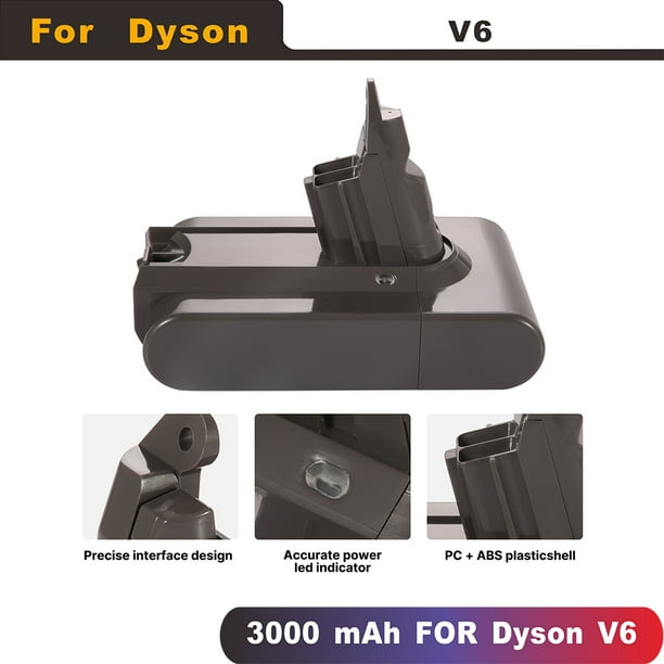 Batterie au Lithium 21.6 v pour Dyson V6 DC62 DC58 DC59 SV09 SV07