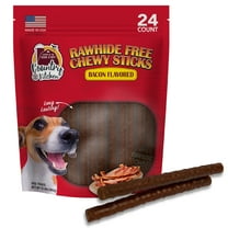 Country Kitchen Bacon NoHide Twist Dog Treat: 24ct (12.8oz 363g)