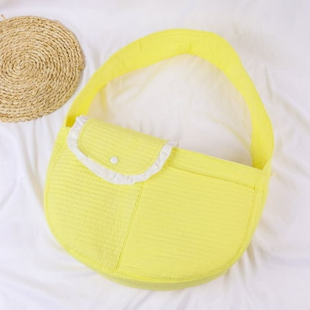 DDWD Bag Outgoing Portable Small Dog Backpack Pet Dog Crossbody Bag Large Capacity Internet Celebrity Single Shoulder Bag for
