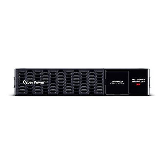 CyberPower Module de Batterie Externe Série BP48VP2U01 - Boîtier de Batterie (Montable en Rack / Externe) - 8 x Batterie - Plomb-Acide - 7 Ah - 2U - Noir