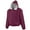 MAROON, variant on Augusta Sportwear HOODED TAFFETA JACKET/FLEECE LINED