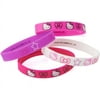 Hello Kitty Party Favor Rubber Bracelets, 4ct