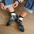 thumbnail image 3 of Pofeuu Modern Hip-Hop Skull Print 30cm Socks, Adult Running Hiking Socks for Youth and Adult, 3 of 7