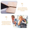 thumbnail image 4 of 12Pcs Mini Chalkboards Signs with Easel Stand Small Rectangle Blackboard Message Board Signs, 4 of 5
