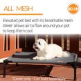 thumbnail image 5 of K&H Pet Products All Weather Pet Cot Replacement Cover Gray Medium 32 X 25 Inches, 5 of 9