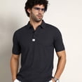 thumbnail image 2 of Seamless Ribbed Polo T-Shirt, 2 of 8