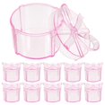 thumbnail image 2 of Elegant Round Shaped Gift Boxes with Lid for Valentine's Day Pink Material 12pcs, 2 of 5