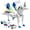 U-Blue, variant on PayUSD 2-in-1 Collision Transformation Dinosaur Toy Cars Magnetic Convertible Dinosaur Toys for Kids 3-12 Perfect Christmas Birthday Gift for Boys