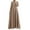 Khaki, variant on ZANZEA Women O-Neck Full Sleeve Lace Patchwork Loose Swing Long Dress Muslim Abaya Kaftan Dresses