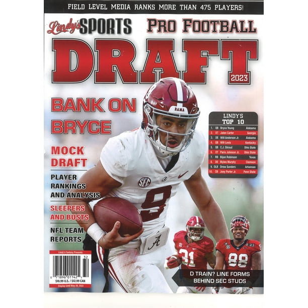LINDY'S SPORTS 2023 PRO FOOTBALL DRAFT MAGAZINE