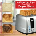 thumbnail image 3 of Brentwood Select TS-447S 1,500-Watt Extra-Wide Stainless Steel 4-Slice Toaster, 3 of 7