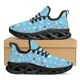thumbnail image 1 of Zapatillas de deporte de lujo con diseño de dientes bonitos para mujer, estilo dental negro, cómodas, antideslizantes, con cordones para exteriores, zapatos de baloncesto, 1 of 6