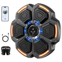 Music Boxing Machine for Kid/Adults, Music Punching Machine with Rhythm Light, Smart Bluetooth Boxing Equipment with Glove, Sports Toy Gift for Ages 3-12 Year Old
