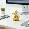 thumbnail image 6 of Chinese New Year Horse Statue, 2026 PVC Feng Shui ZodiacHorse Figurine, lessing Souvenir Sculpture Attracting Wealth and Good Luck,2PCS, 6 of 7