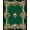 Green Gold Multi, Pattern 7, variant on ODIKA 8'x10' Washable Area Rug Durable, Non-Slip Goth Victorian Damask Skull With Baroque Floral Scroll Border for Living Room, Under Sectional, Family