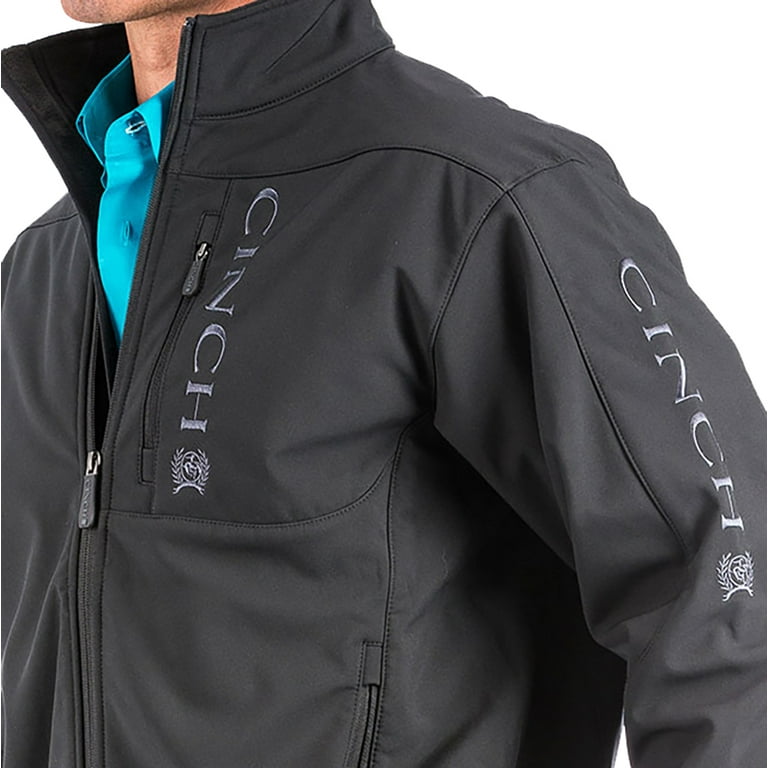 Cinch Apparel Mens Cinch Black Bonded Jacket S