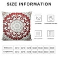 thumbnail image 5 of Shiartex  Throw Pillow Cases Cozy Fleece Mandala Floral Medallion Compass Decorative Cushion Covers for Couch Bed Sofa Farmhouse Decoration Burgundy Grey, 5 of 5