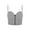 Gray, variant on Women's Seamless Zip Front Sports Bra Removable Pad Yoga Bra Adjustable Cami Lounge Bra Longline Sleep Bra Workout Crop Tops (Pink)